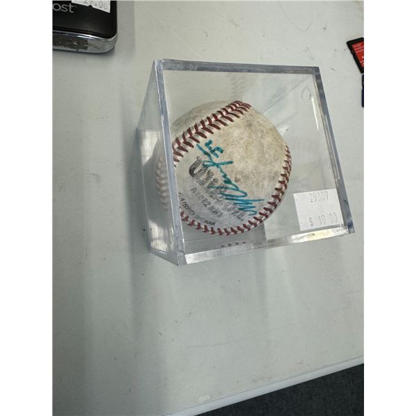 Signed baseball