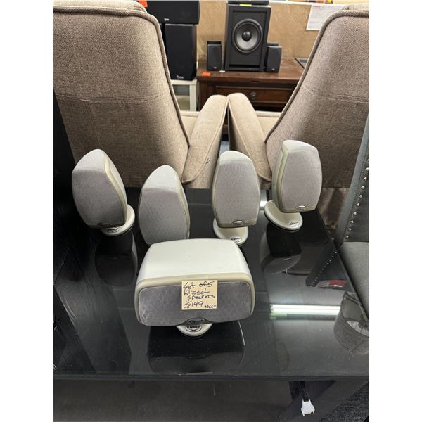 Set of 5 Klipsch Speakers