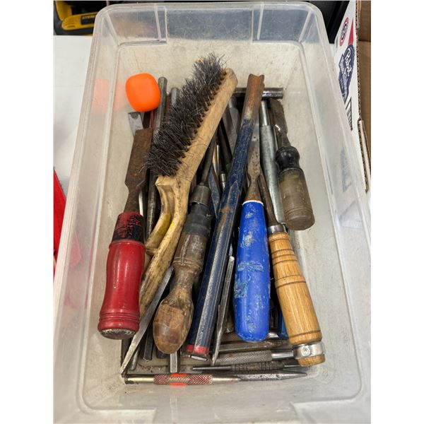 Files, punches, tools, etc.