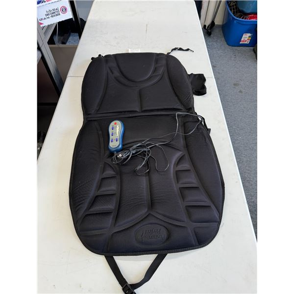Seat cushion heat and pulse work massage does not