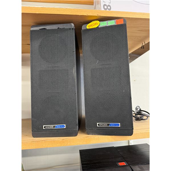 2 kos m105 plus speakers