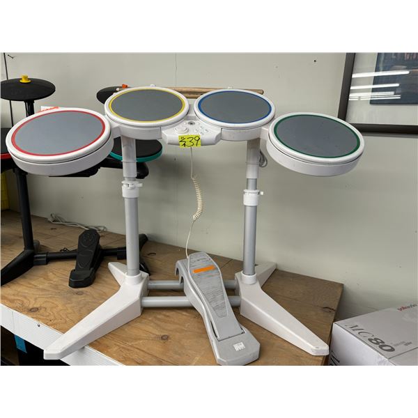 White gaming drum