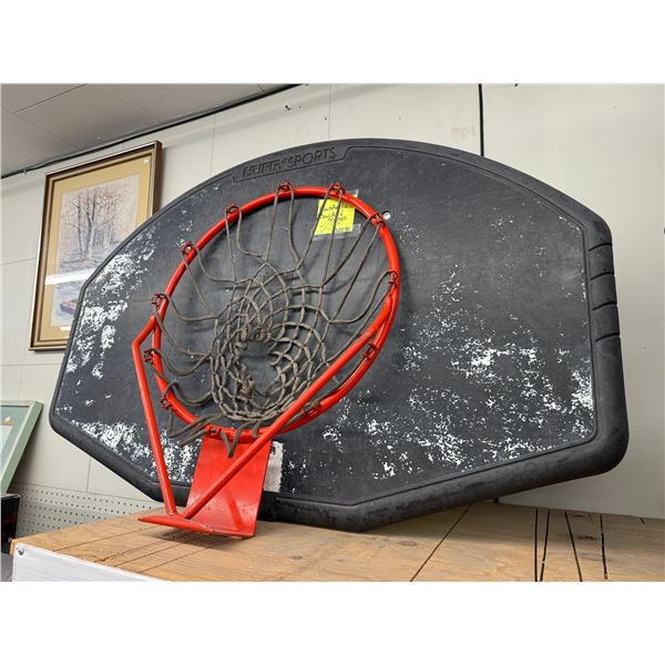 Basket ball hoop and backboard