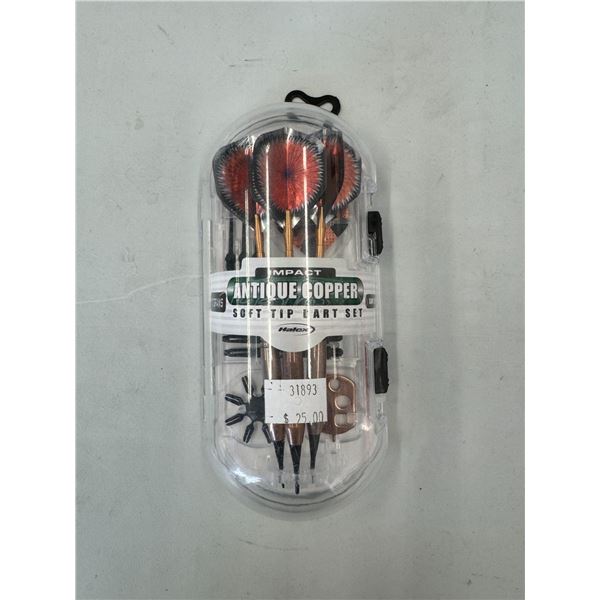 Antique copper soft tip dart set