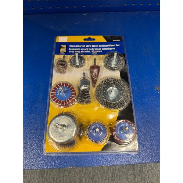 10pc assorted wire brush