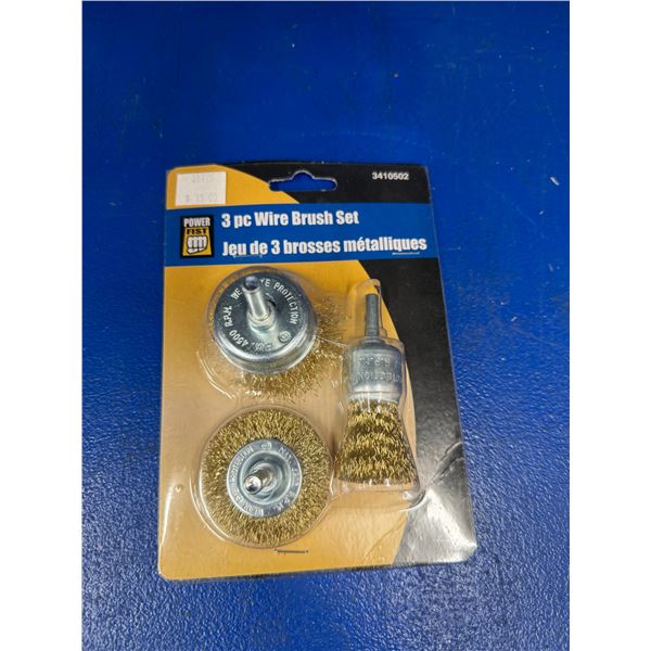 3 wire brushes