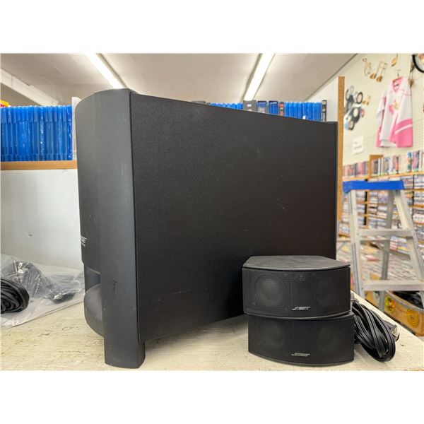 Bose speakers and sub with remote