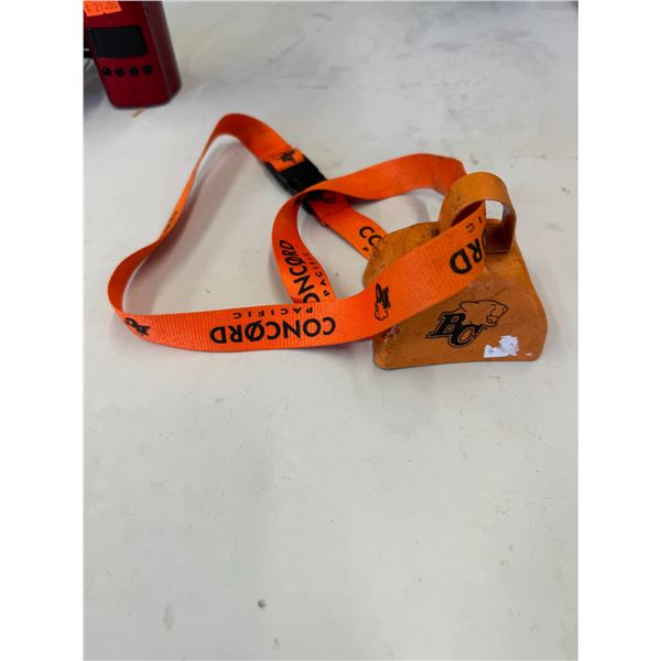 Bc lions cow bell