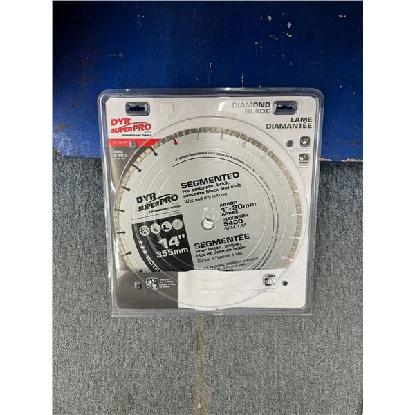 Super pro 14" diamond blade