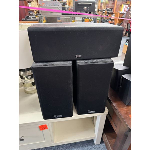 3 timbre acoustics speakers
