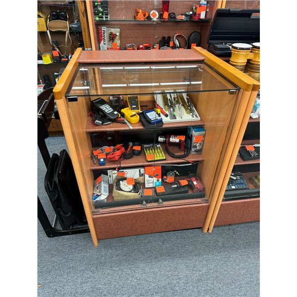 Display cabinet (cabinet only) 31.5x30x42.75 tall