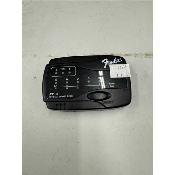 Fender guitar tuner