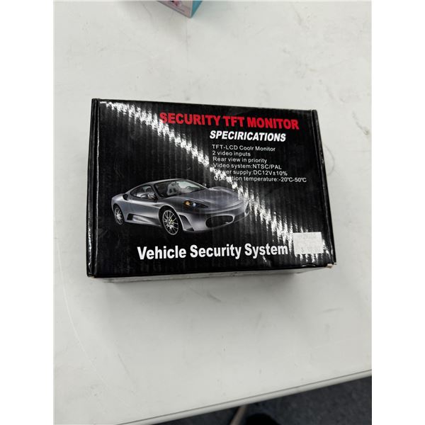 Security tft monitor