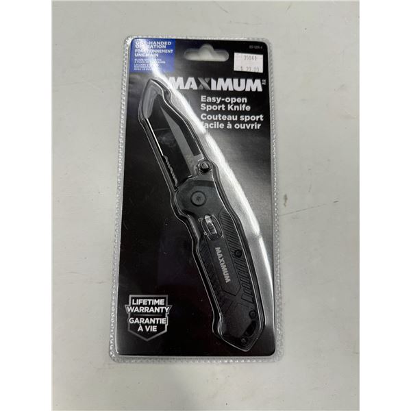 Maximum pocket knife