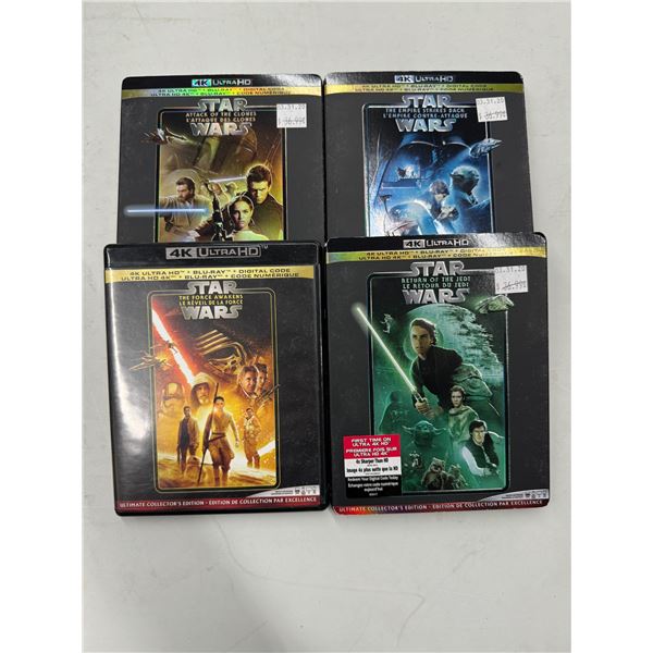 4 4K ultraHD DVDs