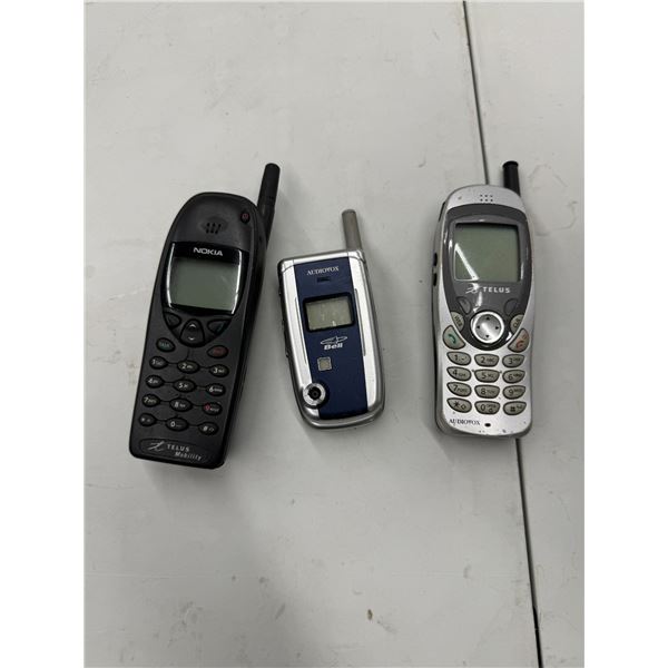 3 cell phones