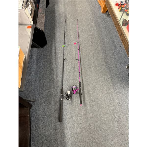2 rods and reels