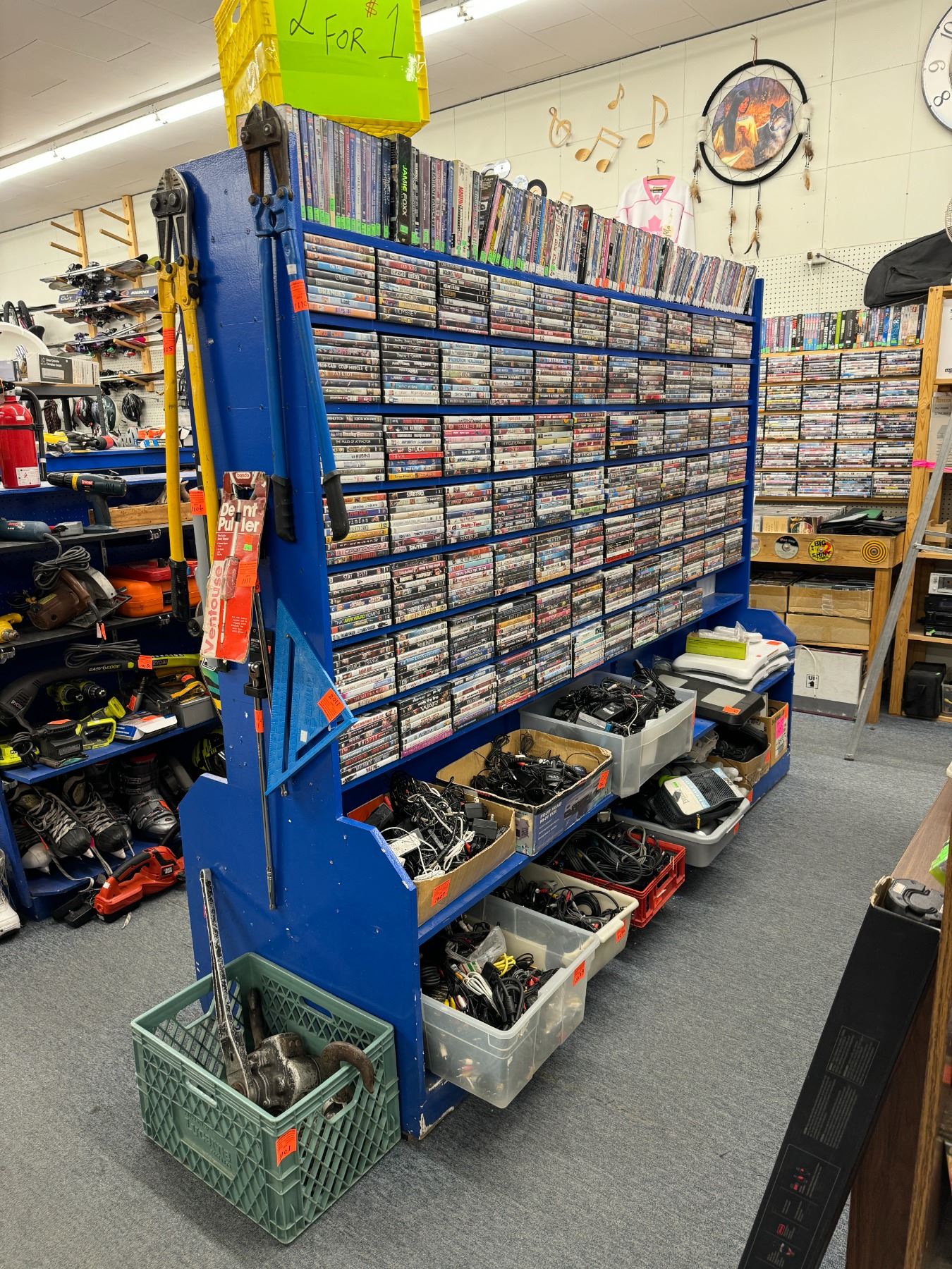 Blue rack shelving unit (shelf only) 97.5x30x80 tall