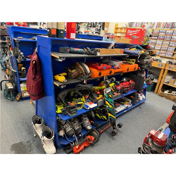 Blue shelf rack (shelf only) 98x36x53 tall