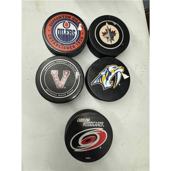 Hockey pucks