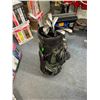 Image 1 : Golf clubs and bag
