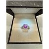 Image 1 : Pink stone ring 18k 4.5g