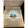 Image 1 : Men's ring cross diamond 10k 3.4g
