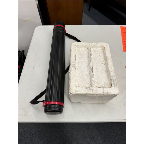 Fishing rod case and cooler