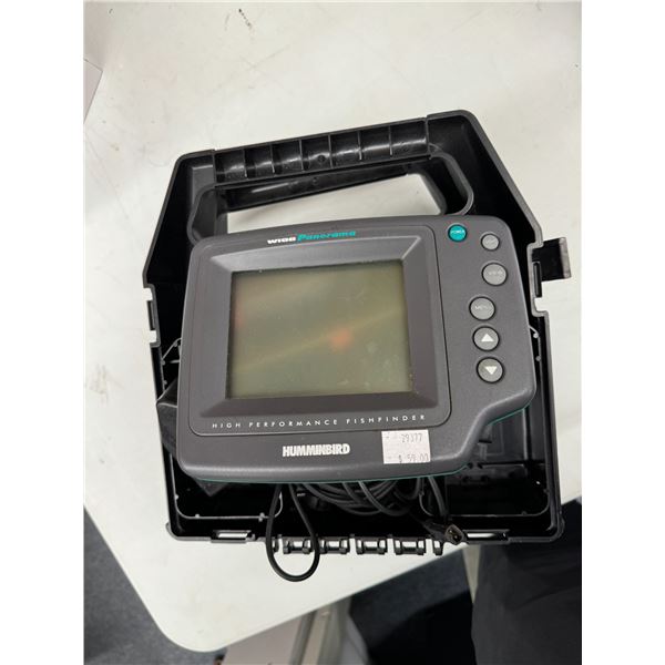Wide panorama humminbird fishfinder