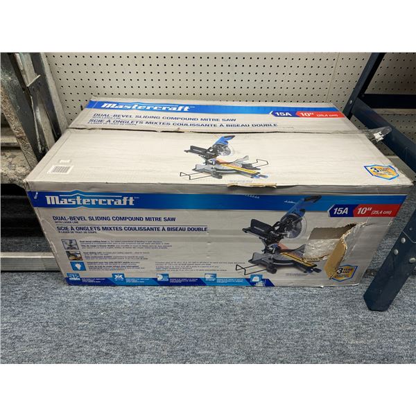 Mastercraft dual bevel sliding compound mitre saw