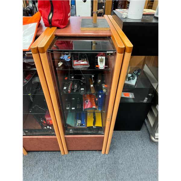 Display cabinet (cabinet only) 15.75x30x42.5 tall