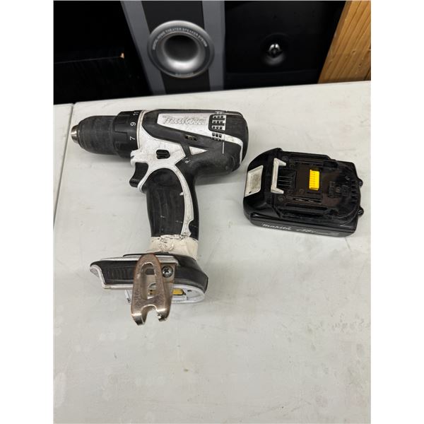 Makita drill and battery