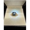 Image 1 : J ring black/gold 10k 3.8g