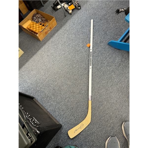 Marcus naslund signed stick