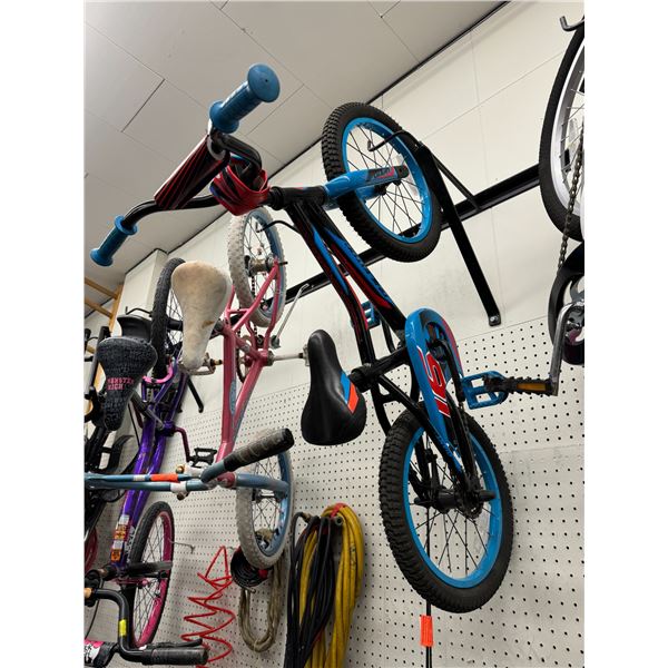 Black and blue animator bike