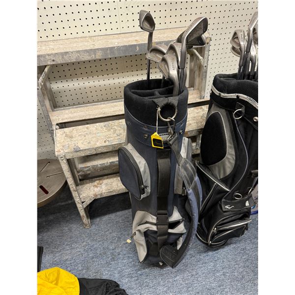 Golf bag and clubs