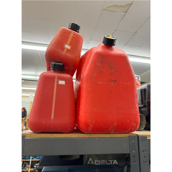 3 Jerry cans