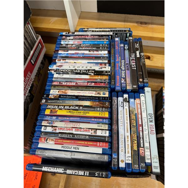 Blue ray DVDs