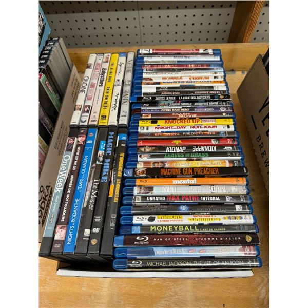 Blue ray DVDs