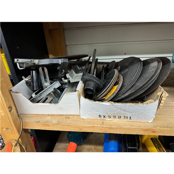 Grinder accessories lot