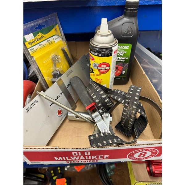 Misc lot oil, filter wrench