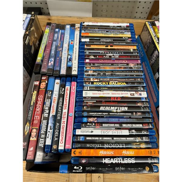 Blue ray DVDs