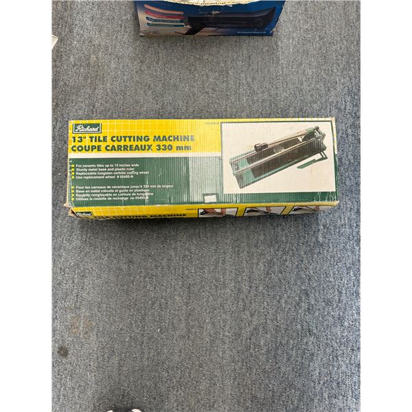 13" tile cutter
