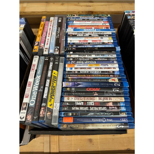 Blue ray DVDs