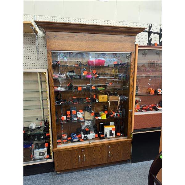 Display cabinet (cabinet only) 48x12x84 tall