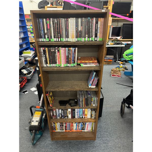 DVDs and shelf