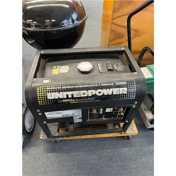 United power generator 2900 max watts