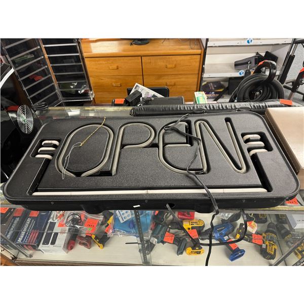 Open sign