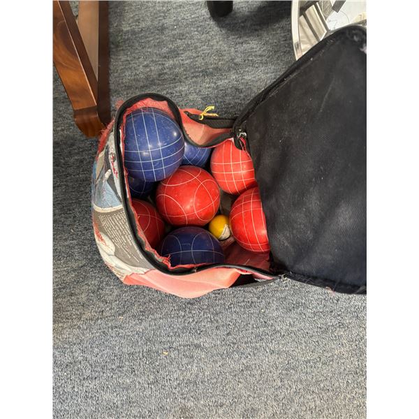 Bocce balls set
