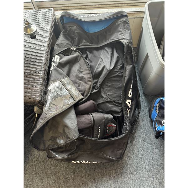 Hockey bag and gear